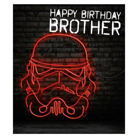 Brother Storm Trooper Star Wars Birthday Card £1.99